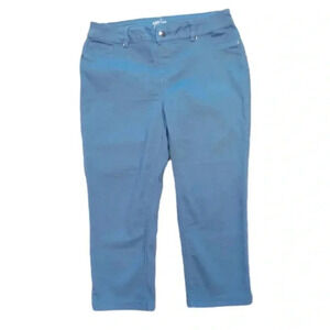 Up!  Crop Blue Pants Size 12